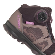 adidas Trail Running Shoes Terrex Agravic Boa Rain.RDY Mid (waterproof) burgundy Children